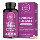 Hormon Balance für Frauen – PMS Support Supplement, Menopause & Perimenopause | Bloating Relief, Menstrual Cramp, Mood, PMDD | Chasteberry Supplements, Black Cohosh, Dong Quai | Vegan, Non-GMO, 60 Ct