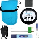 Kolloidales Silber Generator-Kit – 99,99% (Ag) Stäbe, TDS Meter Kolloidale Silber Maschine, Verunreinigung Wasser-Indikator, Wasser-Ionizer-Maschine für Zuhause, Reisetasche, AirMix