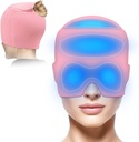 Migräne Relief Cap mit Gel Top Coverage, Kopfschmerzen Relief Hut für Migräne Sinus Tension Stress Schmerzlinderung, Migräne Ice Head Wrap Ice Gel Packs Heiße kalte Therapie Kopfschmerzen Relief Cap