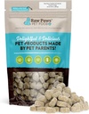 Supplemento probiotico per cani naturali crudi con prebiotici, 10-oz/100-ct - Probiotici giornalieri per cani Mastica morbida - Trattare diarrea in cani, lievito, respiro del cane e gas con le nostre zampe probiotiche canine