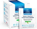 Equilife Frutta quotidiana & Frutta vegetale, Superfood Antiossidante Supplemento, Versare il sapore di mela con vitamina C, fibra e 9 aminoacidi essenziali, Supporta l'energia, Vegan, 14 pacchetti di singola dose