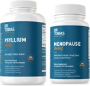 Dr. Tobias Menopause Relief and Psyllium Daily - Supports Hormonal Balance and Digestive Health, Non-GMO