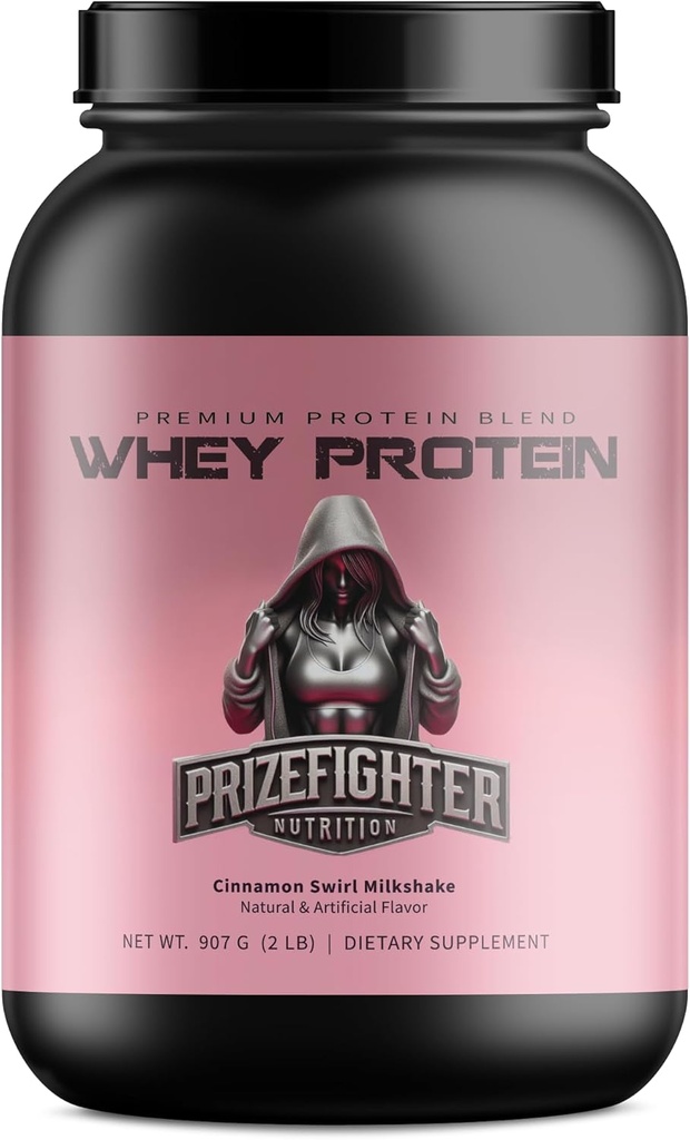 Cinnamon Whey Protein Powder (2 lb). Whey Protein für Frauen und Männer. 25g Protein hilft mit Muskelaufbau und Erholung. Hergestellt in den USA.