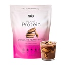 TRU integra la polvere proteica basata sulle piante, BCAA, EAA, 20g Vegan Brown Rice & Pea Protein, 100 Calorie, 27 Vitamine, Nessun aroma artificiale 25 Serve (Chocolate Peanut Butter)
