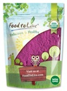 Lebensmittel zu leben Bio-Schwarz Johannisbeeren-Pulver, 8 Unzen — Non-GMO, Raw, Kosher, Vegan Superfood, Bulk, Rich in Antioxidantien, Groß für Säfte, Getränke und Glatteien, Enthält Maltodextrin