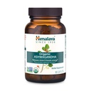 Himalaya Organic Ashwagandha, fornitura di 90 giorni, supplemento di erbe per il sollievo dallo stress, supporto energetico, insonnia occasionale, certificata USDA Organic, non OGM, Vegan, Gluten Free, 670 mg, 90 Caplets