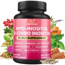 BMVINVOL Inositol Supplement - Myo-Inositol und D-Chiro Inositol Ideal 40:1 Ratio - Plus Berberine, Cinnamon, Ashwagandha + 5 Mehr - 60 Kapseln