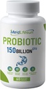 Bio Probiotic and Prebiotics,150 Billion CFU 34 Strains, Verdauungsenzyme, für Männer und Frauen, 60 Vegan Capsules für Gut Health & Digestive Support, Non-GMO, Gluten Free