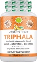 Bio Veda Triphala Pulver 300 Kapseln, 1000mg - Organic Triphala Supplement für Colon Cleanse, Immune, Gut & Digestion Health - Ganze grüne Antioxidantien Amla, Haritaki & Bibhitaki - Vegan Pillen