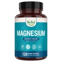 Nested Naturals Magnesium Glycinate Chelate - 200mg Chelat Magnesium Supplement für Muskelkrämpfe, Relaxation, & Sleep Support - 100% Albion TRACCS Gepuffertes Magnesium Glycinat - 120 Vegan Kapseln