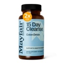 30 giorni di alimentazione, 15 giorni Cleanse Colon Detox, 60 capsule (30 Serve), Lassativo naturale per la costipazione e supplemento di salute digestivo, supplemento dietetico