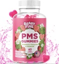 PMS Gummies - PMS Vitamins for Women & Teens - PMS Period Relief - Cramping, Bloating, Mood Swings - Made in the USA (Strawberry, 60 Count)