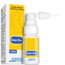 NAVEH PHARMA® CleanEars | Fast-Acting Ear Wax Removal Spray | Breaks Down & Dissolves Earwax in nur 1 Behandlung | Klinisch nachgewiesen zu 300% Mehr Effektives W/Mineralöl | Gentle & Safe | 0.5 Fl Oz