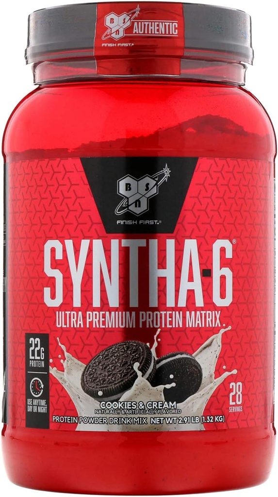 BSN Syntha-6, Biscotti e Crema, 2.91 lb
