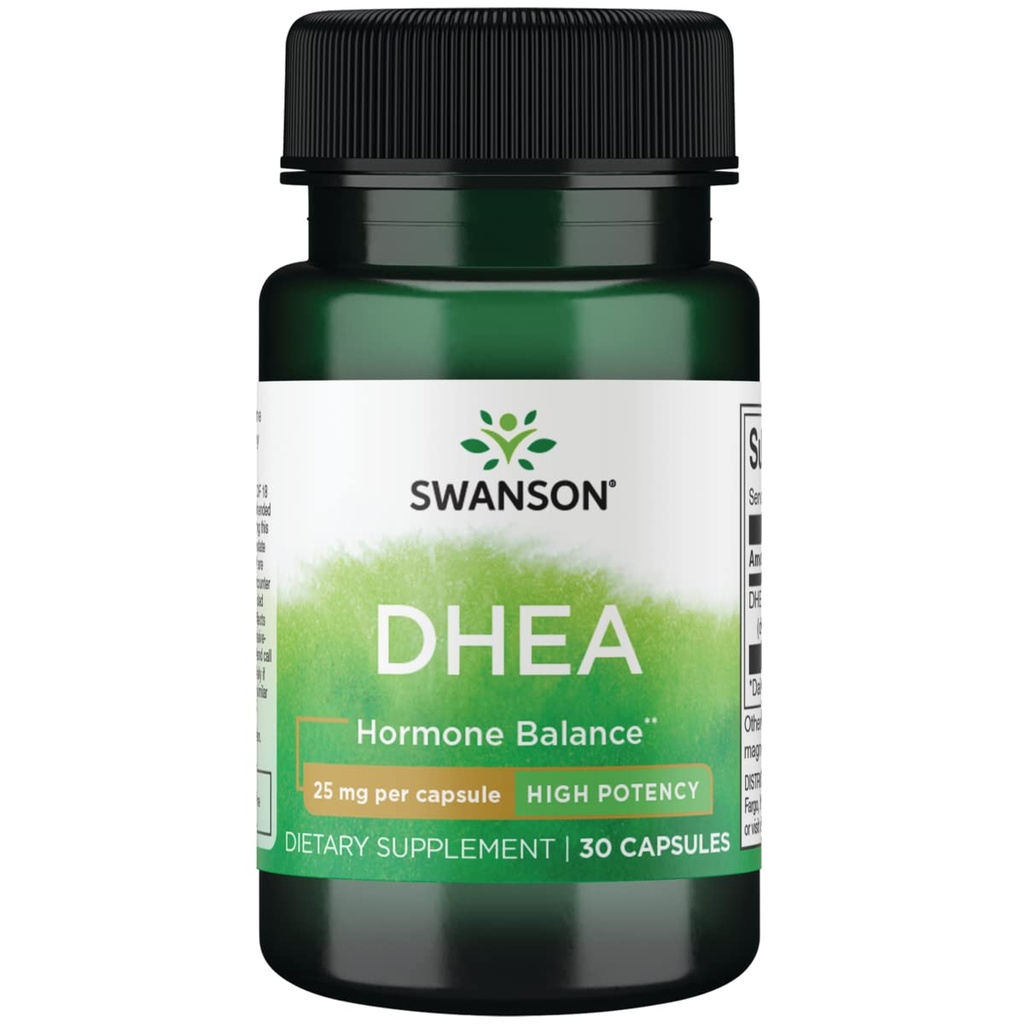 Swanson Dhea 25 Milligramme 30 Kapseln