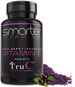 Smarter Raw Whole Food Vitamin C di Berry, Antiossidanti Premium, Bioflavonoidi e Polifenoli, 60 capsule vegane