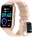 Smart Watch Fitness Tracker Make/Answer Anrufe für Frauen Männer mit Herzfrequenz Blut Sauerstoff Schlaf Monitor Sportarten Schritt Calorie Counter IP68 wasserdicht für Android-Handys und iPhone
