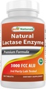 Best Naturals Fast Acting Lactase Enzym Tablet, 3000 Fcc Alu, 180 Count (859375002900)