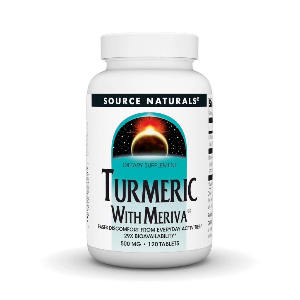 Fonte Naturals Turmerico con Meriva, 500mg - 120 compresse
