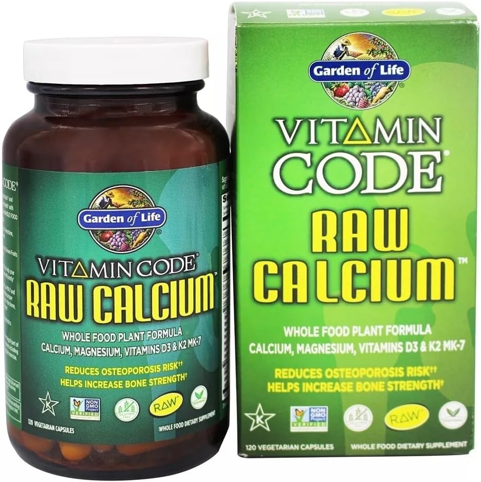 Vitamina Codice RAW Calcio - 120 capsule (Pack of 2)