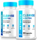 (2 Pack) Ketosyn Cleanse & Detox Capsule, Ketosyn Pills for Advanced Weight Loss, Maximum Strength Keto Blend Support Supplement, Keto Syn Internal Cleansing Pastillas Recensioni (120 Capsule)