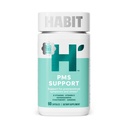 Habit PMS Support Supplement for Women (60 Capsules) - Soutient les symptômes prémenstruels et le stress, l'équilibre hormonal, l'humeur, les vitamines B, la vitamine D, Chasteberry, Ashwagandha, sans gluten, non-OGM (1 pack)