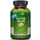 Irwin Naturals Stress-Defy Sleep PM - 50 Liquid Soft-Gels - Potente combinazione 2-in-1 con Ashwagandha & Melatonin - 25 Serve