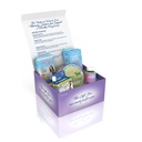 Drei Lollies Preggie Geschenkbox - Natürliche, prägnante Übelkeit Relief Essentials mit Anti-Sickness Lozenges, Hydration Packets, Ingwer Capsules, & Anti-Nausea Bands für Frühkrankheit