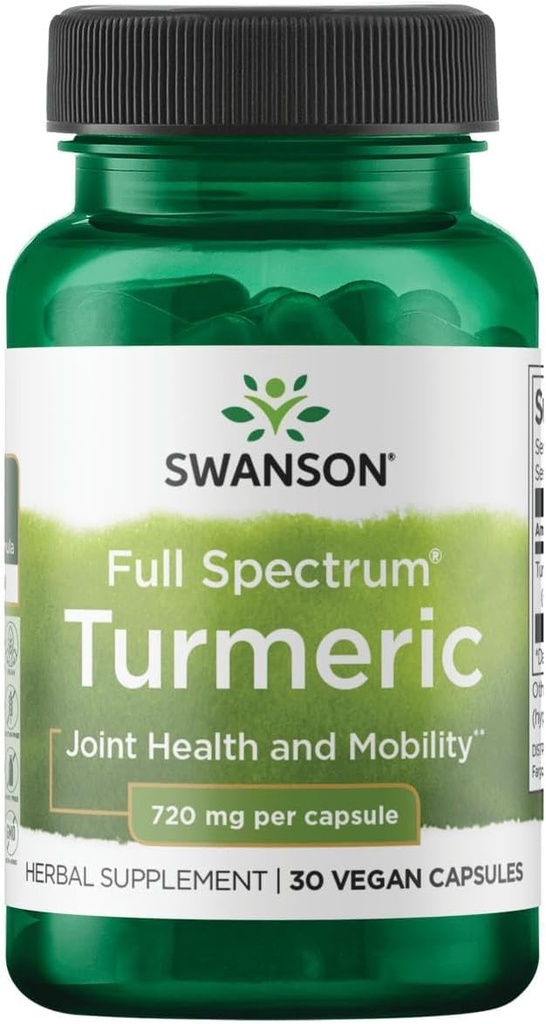 Swanson Turmeric 720 Milligramme 30 Kapseln