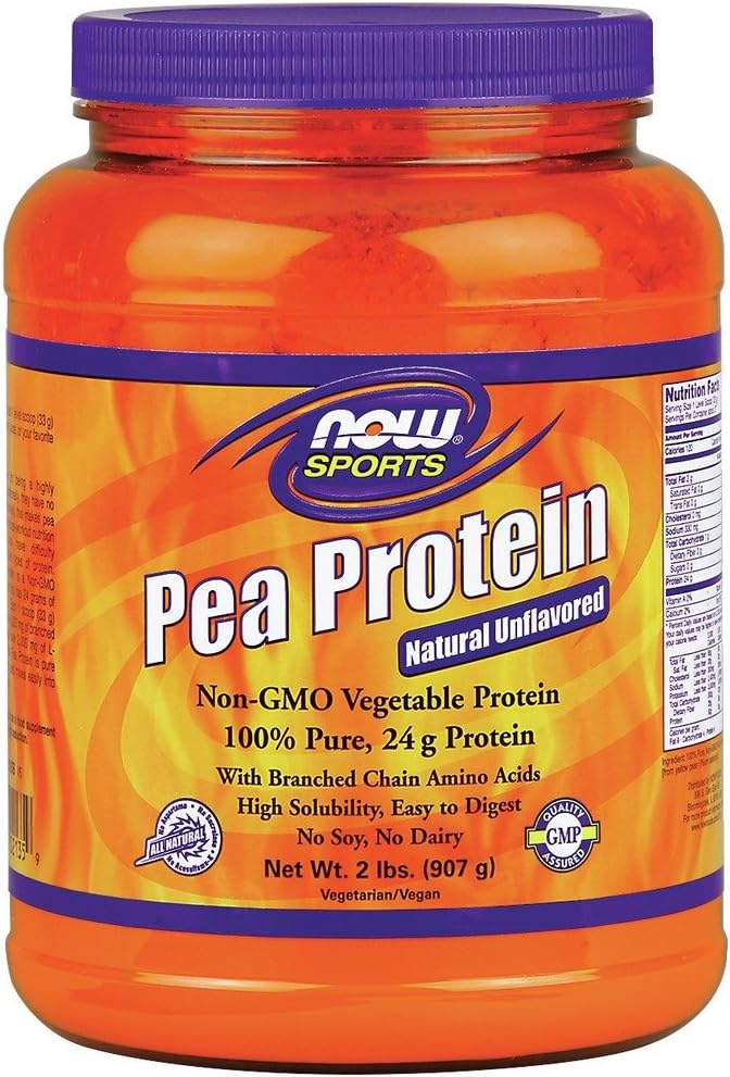 Jetzt Lebensmittel 100% reines Pea Protein Pulver in 2 Pfund Behälter (Pack von 2)