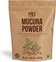 Polvere di Mucuna Pruriens | 8 oz (0.5 lb) | Polvere di semi di Mucuna bianca | 100% puro & naturale, non OGM, integratore di erbe vegan