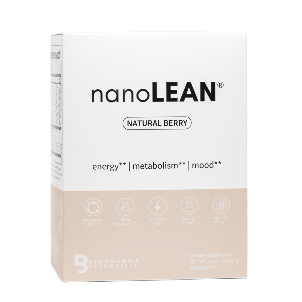 Biopharma Scientific NanoLean Gestion du poids naturel et boisson pour l'énergie saine