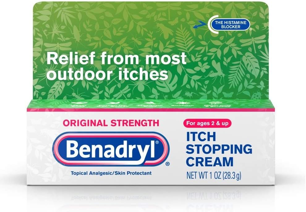 Benadryl Itch Stopping Cream Original Stärke 1 oz (Pack von 9)