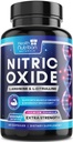 Extra Strength Nitric Oxid Booster 3000mg - 3X L-Araginine AKG & HCI + L-Citrulline Malate - Beste Muskelunterstützung Nitric Supplement - Natürliche Energie, Herzgesundheitsunterstützung Bottled USA - 60 Kapseln