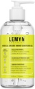 Medical‐Grade Hand Sanitizer Gel – 97 % Bio | 70 % USP Ethylalkohol | Feuchtigkeitsspendende Aloe + Hyaluronsäure | Frisch Made in USA | 8oz Flasche mit Pumpe