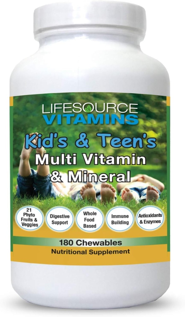 LifeSource Vitamine Bambini Multi Vitamin 180 Chewable schede