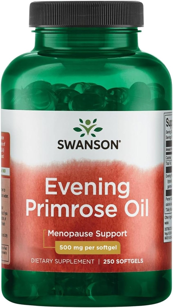 Olio di Primrose di Sera di Swanson (Omegatru) 500 Milligrammi 250 Sgels