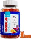 Khair Halal Kids Multivitamins - Vegetariano, Non OGM, Gluten Free, Gelatin Free - Vitamine essenziali per bambini: Vitamina A C E D B12 & Vitamina B6-60
