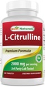 Best Naturals L-Citrulline 2000mg/Serving - Non-OGM - Gluten Free - 120 compresse (120 conteggio)