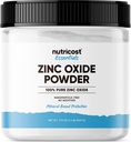 Nutricost Zinkoxid Pulver (500 Gramm) 100% rein, keine Zusatzstoffe - Vegan, Non-GMO, Nutricost Essentials