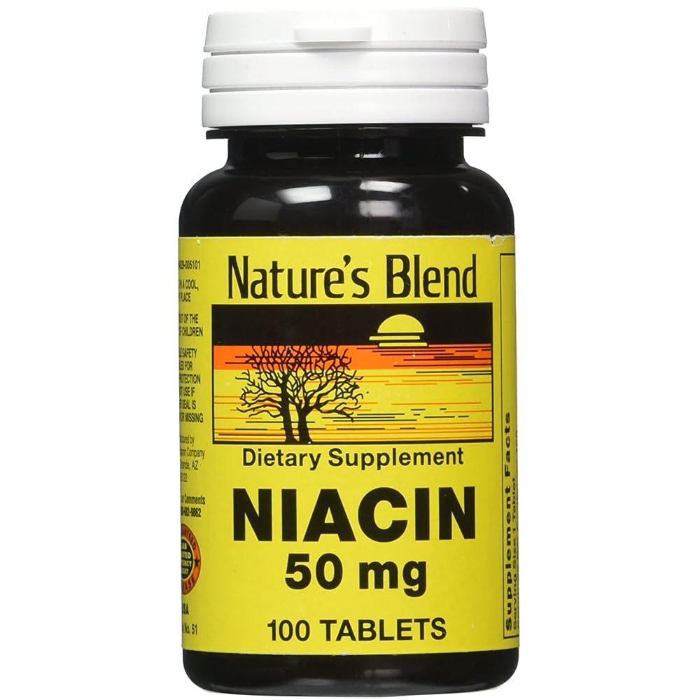Mélange de la nature Niacine 50 Milligramme 100 Tabs