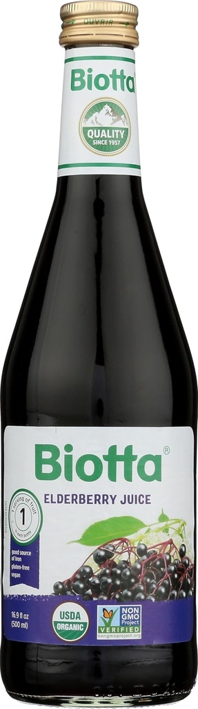 Biotta Naturals Succo di sambuco, 16.9 Ounce