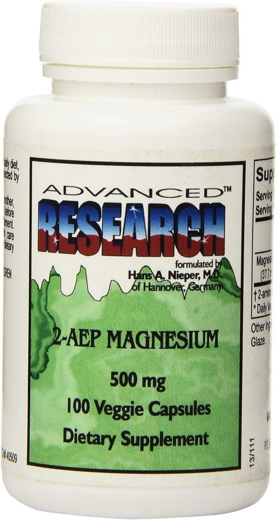 Dr. Hans Nieper 2aep Magnesium Capsule, 500 Mg, 100 Conte