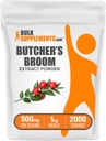 BulkSupplements.com Polvere di estratto di ginestra del macellaio - Macellaio Broom, Supplemento di erbe - Vegan & Gluten Free, 500mg per porzione, 1kg (2.2 lbs) (pacchetto di 1)