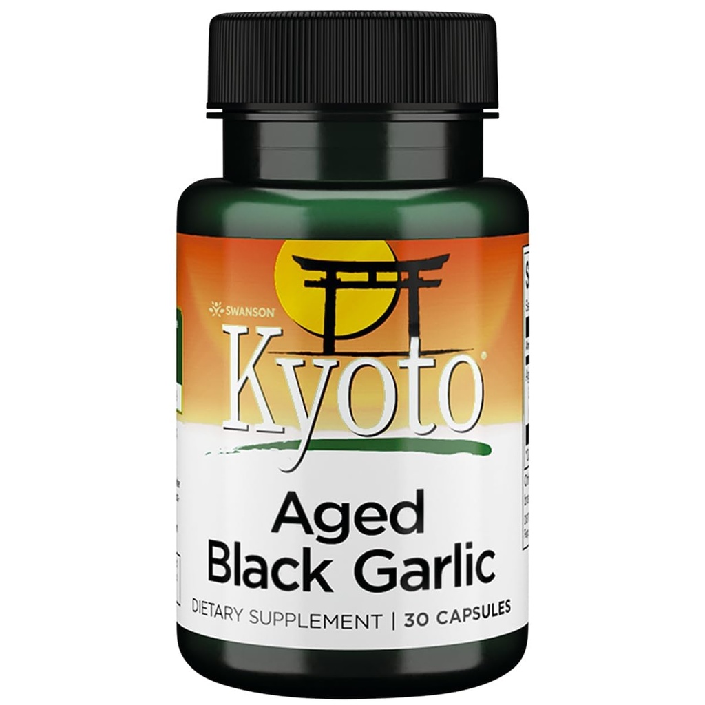 Swanson Aged Black Garlic 650 Milligramme 30 Kapseln