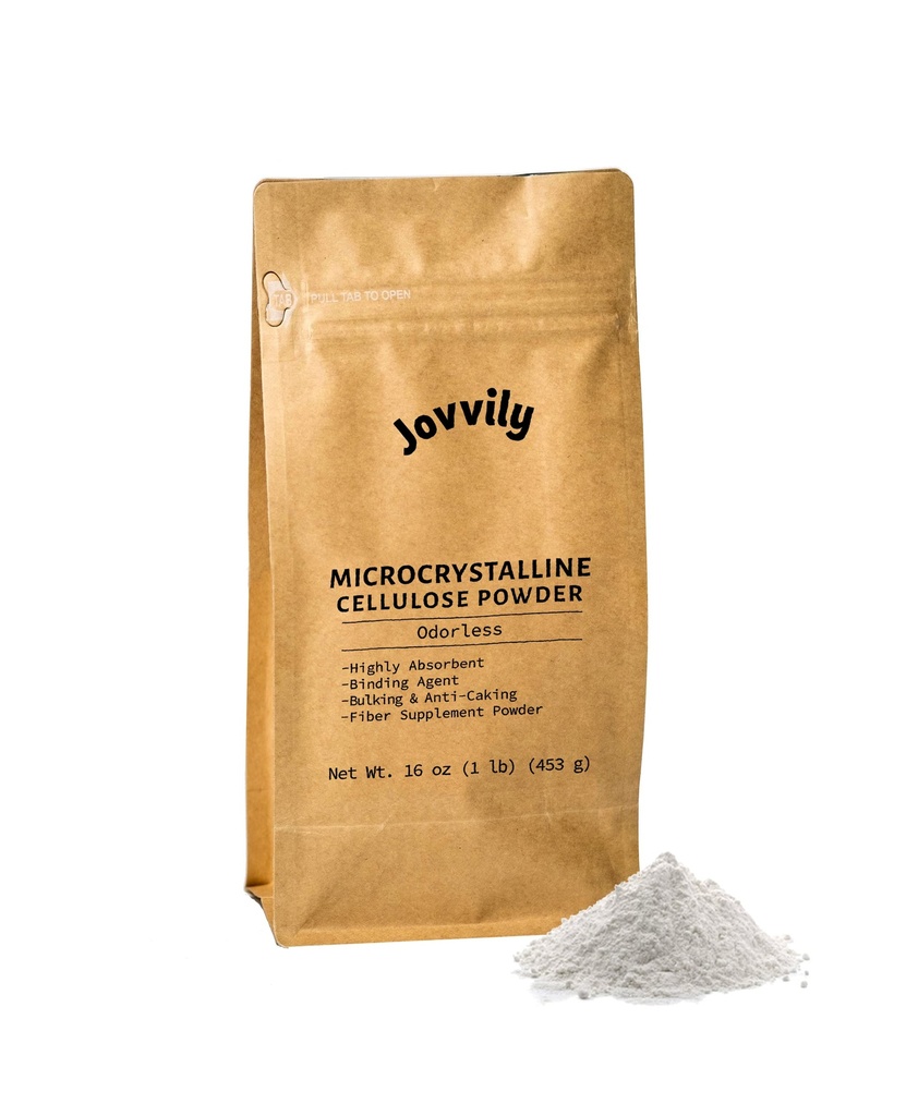 Polvere di cellulosa microcristallina - 1 lb - Supplemento fibra - Agente legante