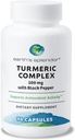 Splendore di Terra Complesso Turmerico 500mg con Pepe Nero, 90 capsule - Supporta l'attività antiossidante e la salute comune* - 1,5 Mese di alimentazione