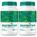 (2 Pack) Puravive, Puravive capsule di perdita di peso, Puravive Exotic Rice Method, Tutto Natural Detox & Cleanse Support, Pura Vive Keto Recensioni (120 capsule)