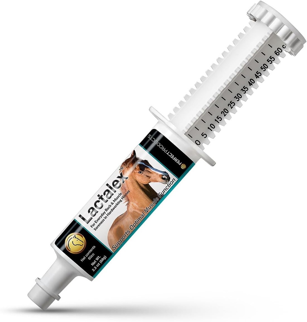 Lactalex Equine Muscle Function und Lactic Acid Recovery Support Paste für Pferde, 60cc