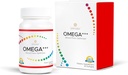 Omega +++ Supplemento per uomini e donne: Olio di pesce Premium DHA EPA Omega 3, Omega 3 EFA 369 in Formulazione a freddo. Non OGM, senza glutine, e terzo piano testato per prima qualità (30 conteggio)